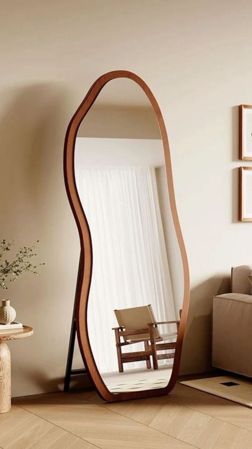 Curvy Standing Mirror