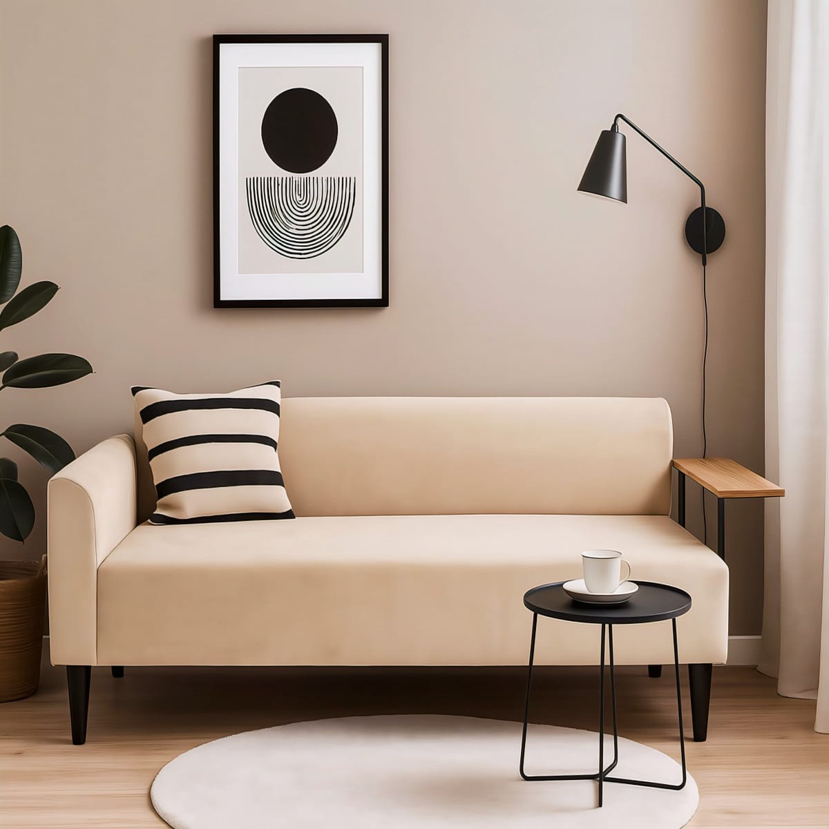 Suede Sofa