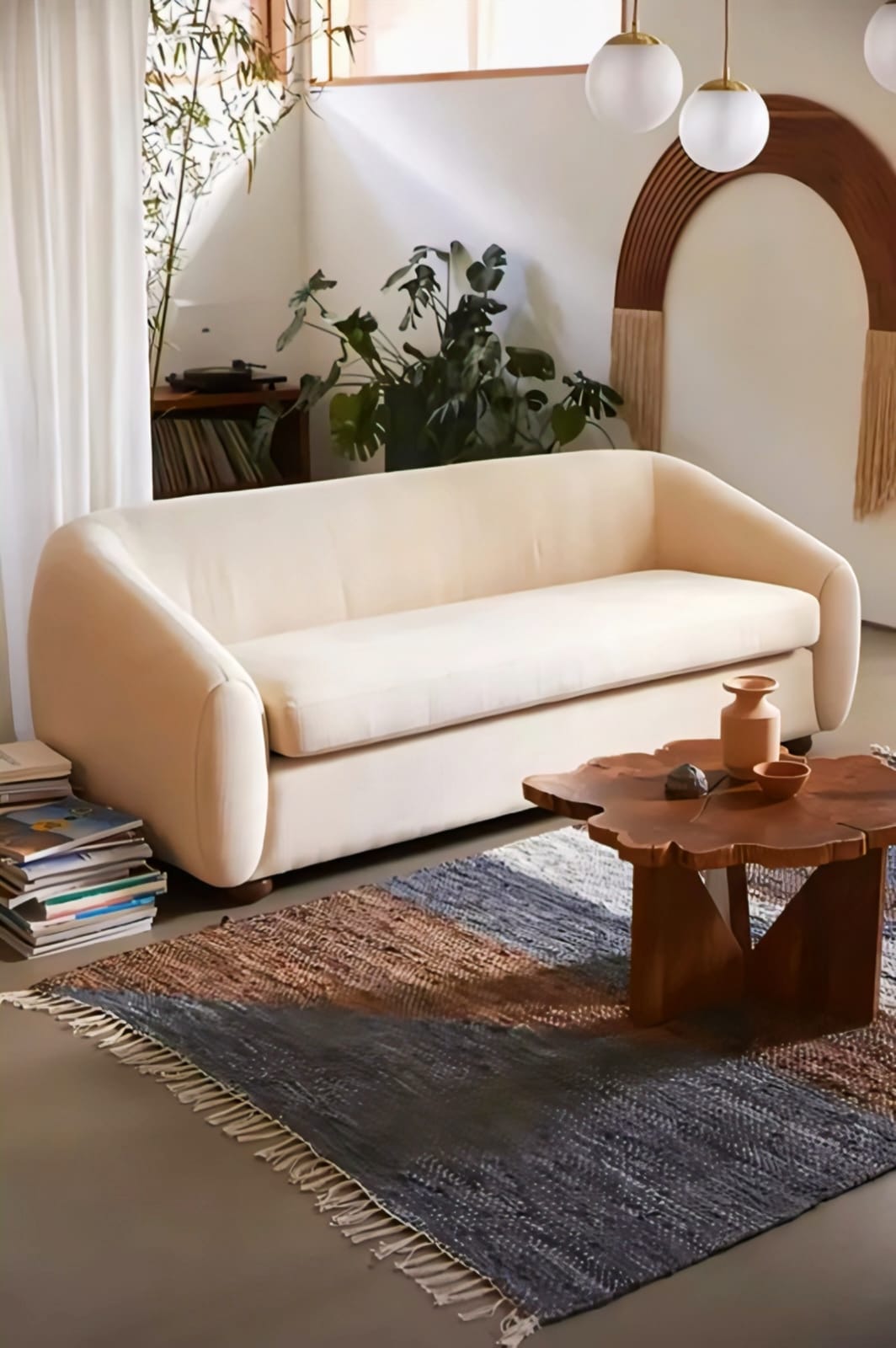 Curvy 3 seater Sofa