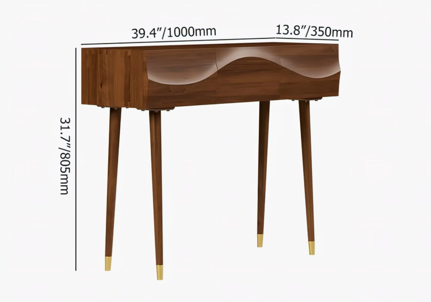 Walnut Console