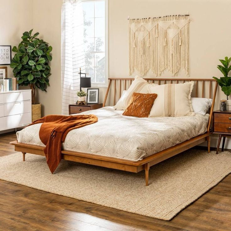 Heloise Solid Wood Bed