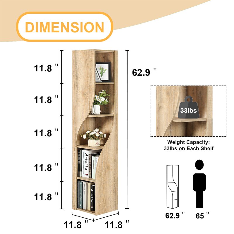 Alexander Corner Book Rack
