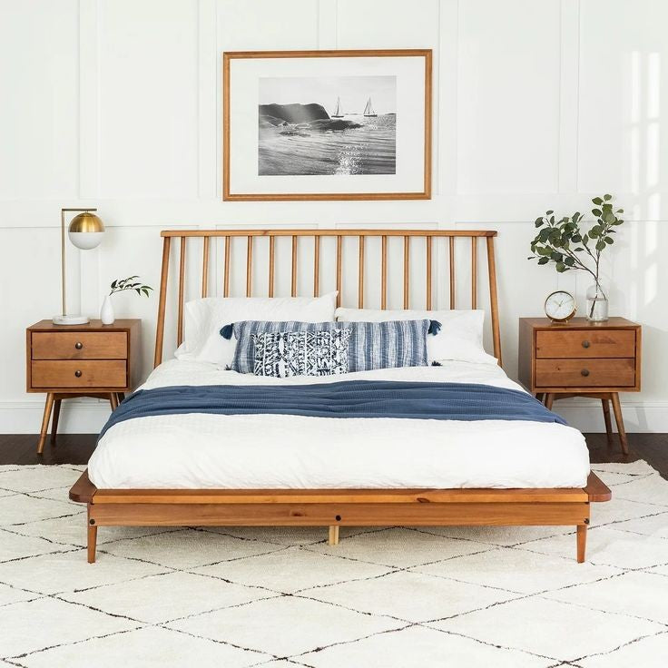 Heloise Solid Wood Bed
