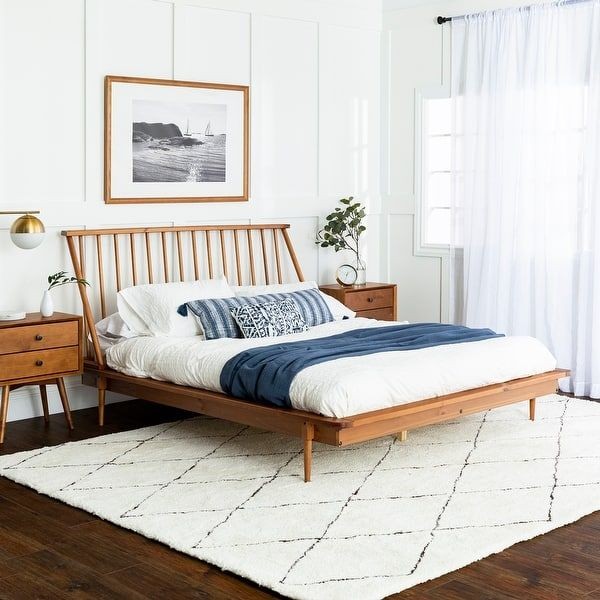 Heloise Solid Wood Bed