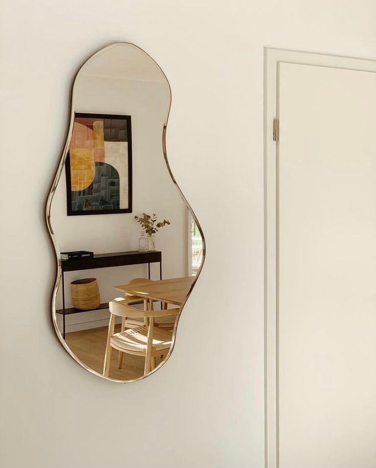 Amoeba Wall Mirror Modern Organic-Shaped