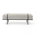 Rowan Leather Accent Bench
