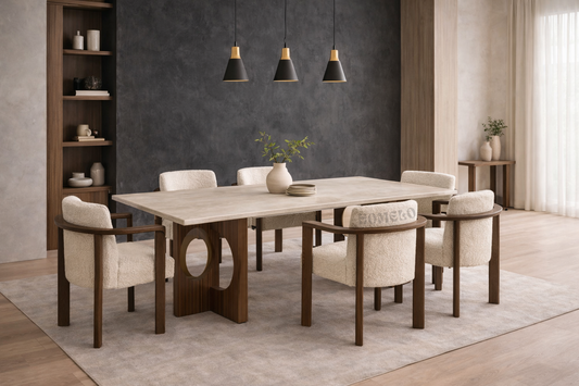 Nordic Haven Dining Set