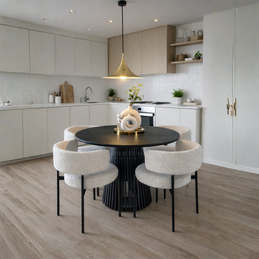 Havix Modern 4 Seater Dining Table Set