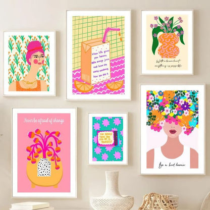 Be yourself FrameArt | Set of 6