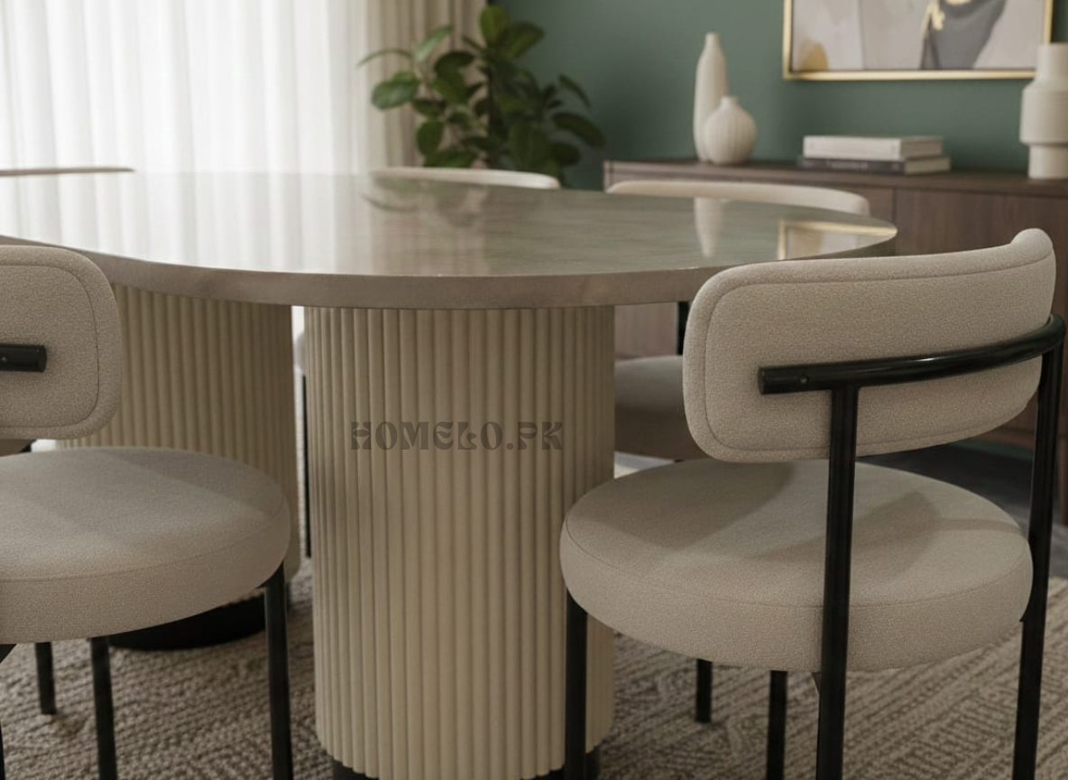 Casa Dining Table & Chair Set - Modern Chic Design