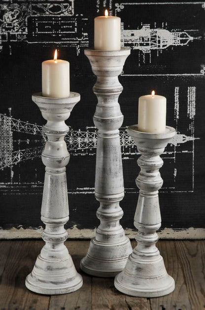 Sapphire Candle Pillars