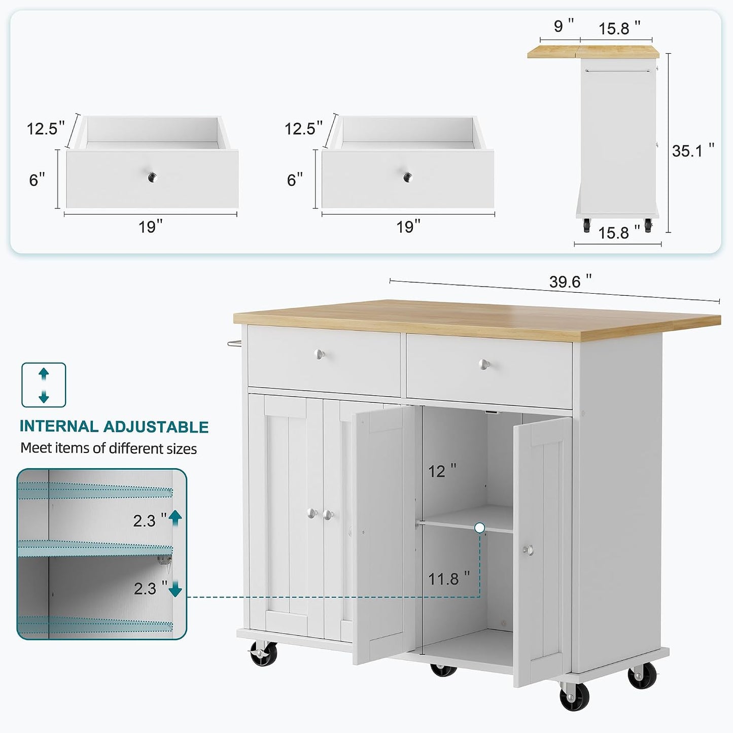 Sienna Kitchen Island