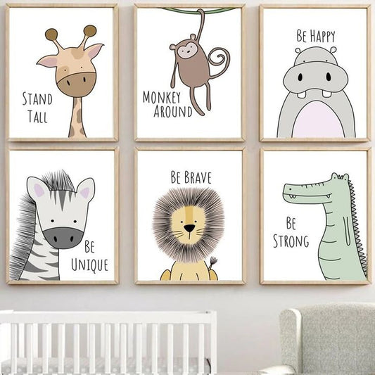 Animals FrameArt | Set of 6