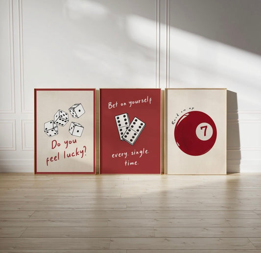 Bet on yourself FrameArt | Set of 3