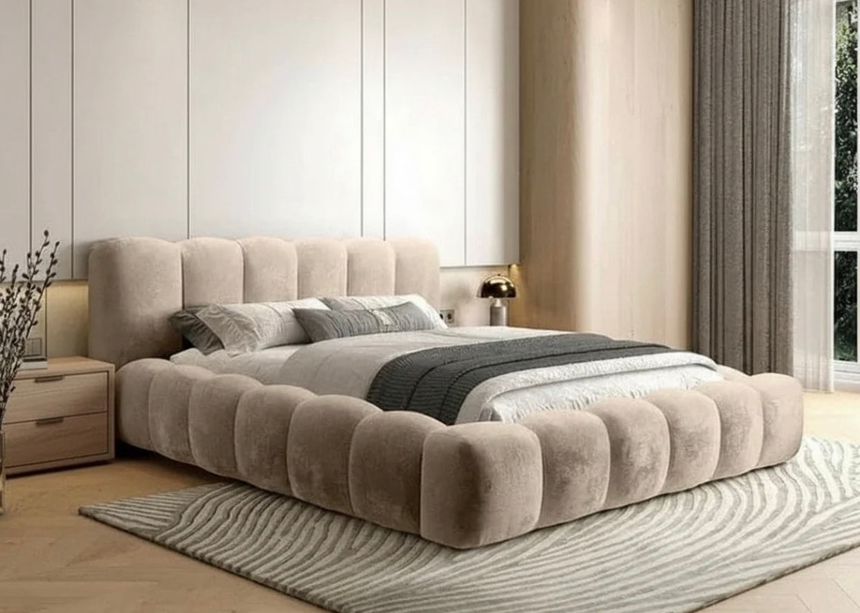 Square Bubble|| Boucle Bed