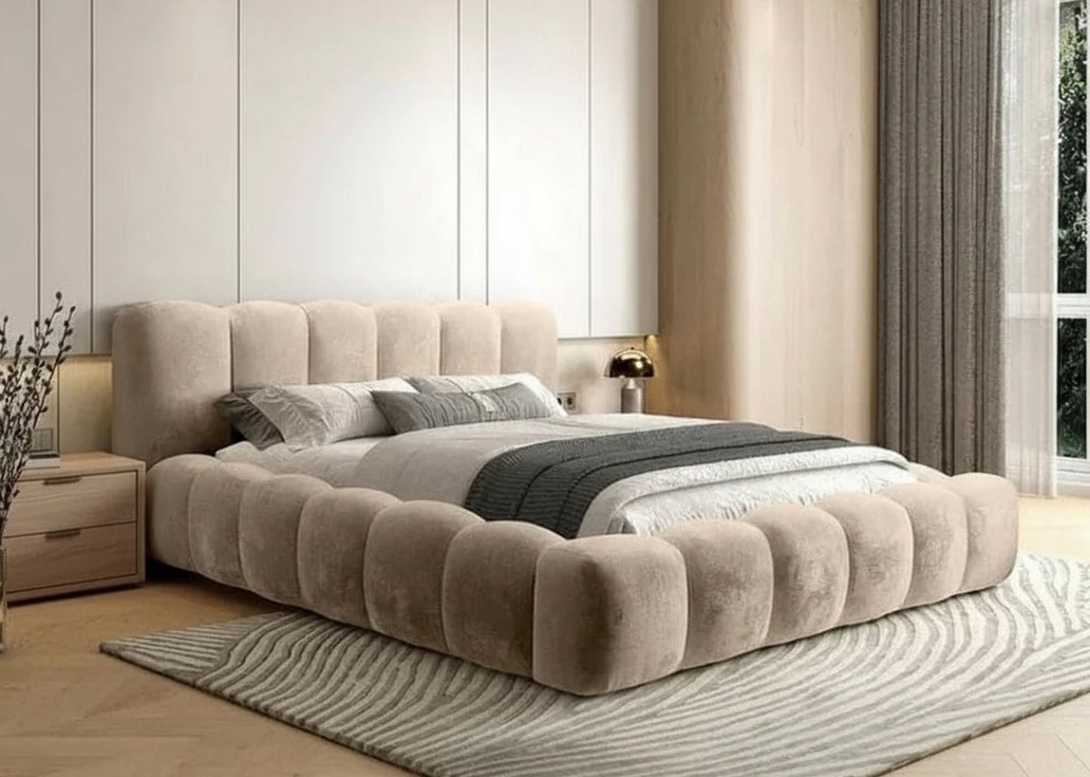 Square Bubble|| Boucle Bed