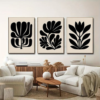 Black & White I FrameArt | Set of 3