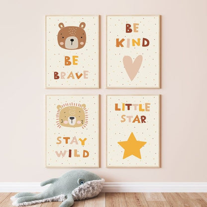 Little Star FrameArt | Set of 4