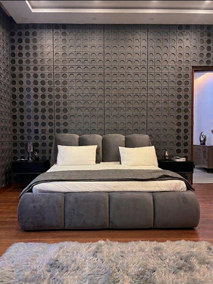 Bubble Plush Tufted Bed