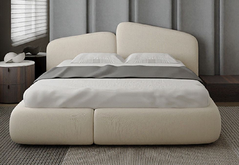 asymmetrical-staggered-headboard-upholstered-bed-cream

modern-split-base-platform-bed-frame-sculptural

luxury-minimalist-cloud-style-bed-design-ivory