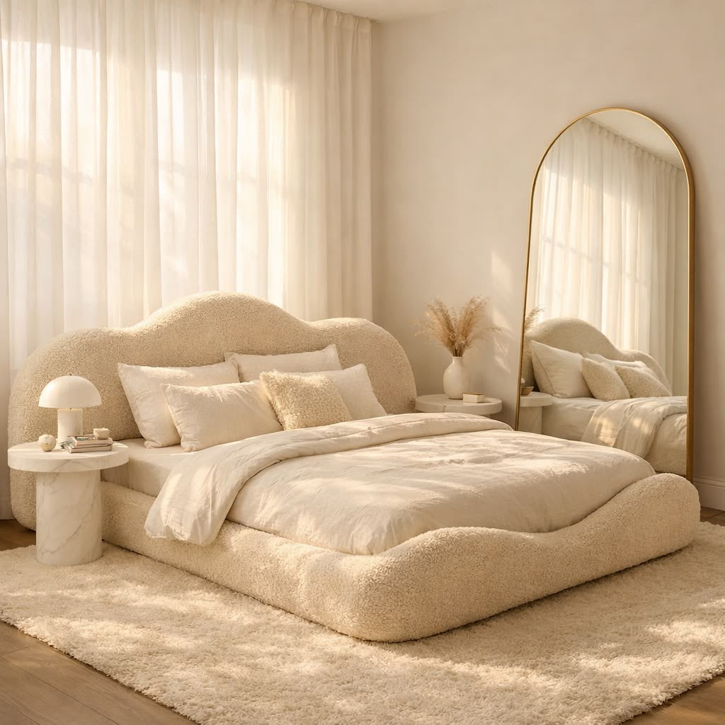 aura-cloud-frame-boucle-bed-cream-sculptural

modern-organic-wave-design-upholstered-bed-frame

luxury-cream-boucle-low-profile-platform-bed