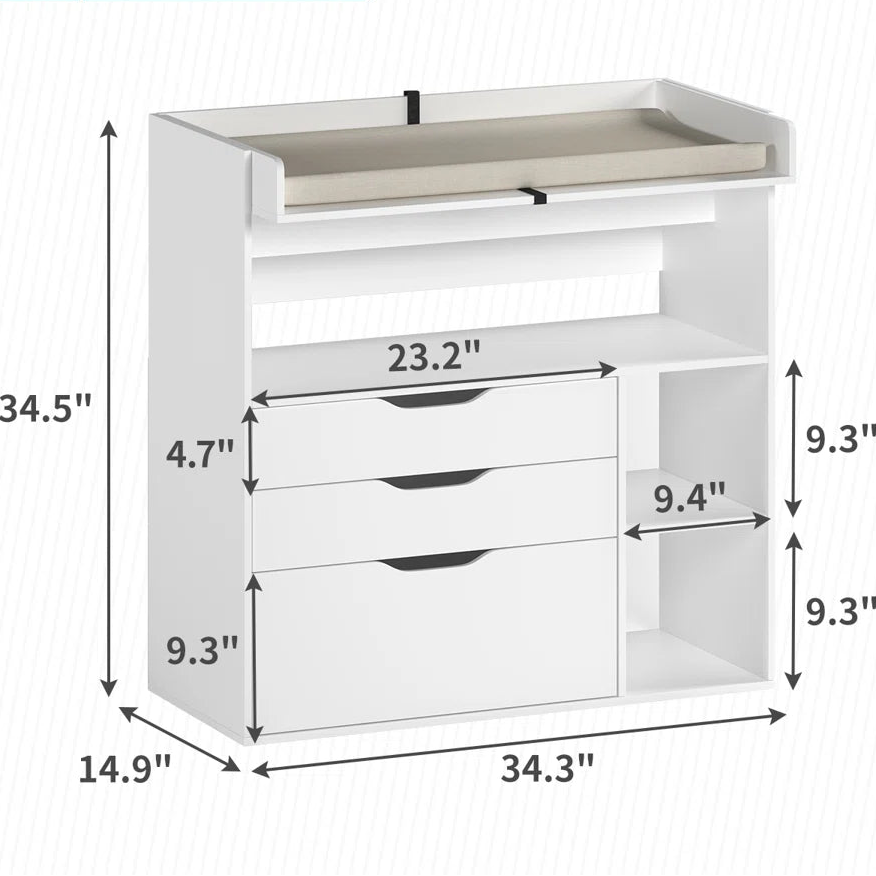Lumi Changing Dresser