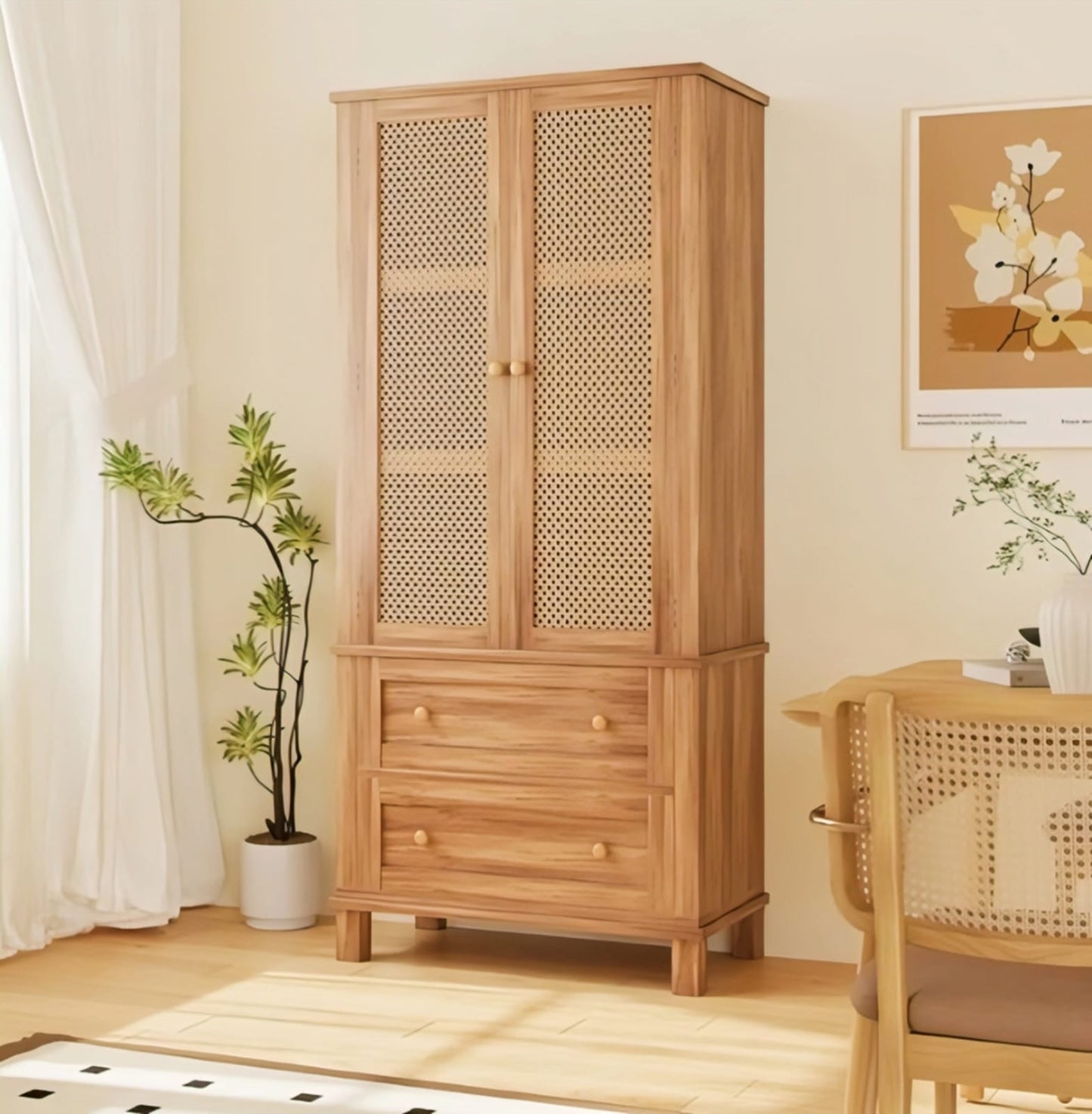 Homfa Rattan Cabinet