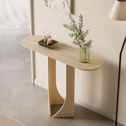 Travertine Console