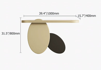 Oval Console