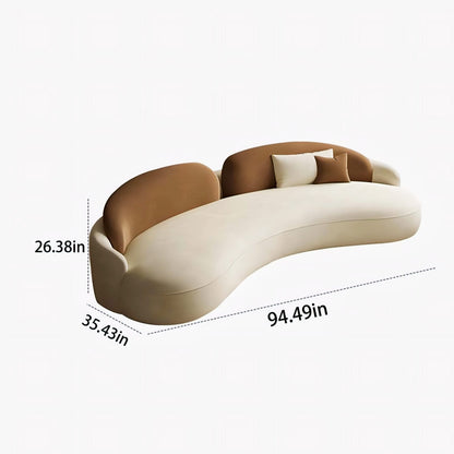 Raimes Sofa - Two Tone Cloud Shaped