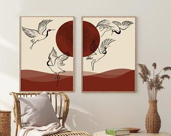 Fa Japanese FrameArt | Set of 2