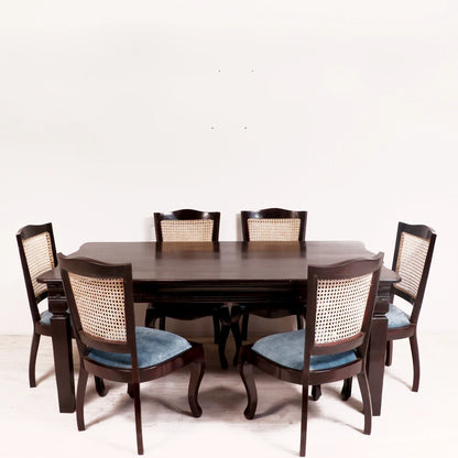 Buffet Dining Table Set – Modern 6-Seater Dining Table with Matching Chairs