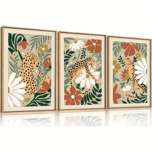 Chefo Floral FrameArt | Set of 3