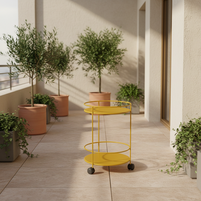 Elara-Outdoor Iron SideTable