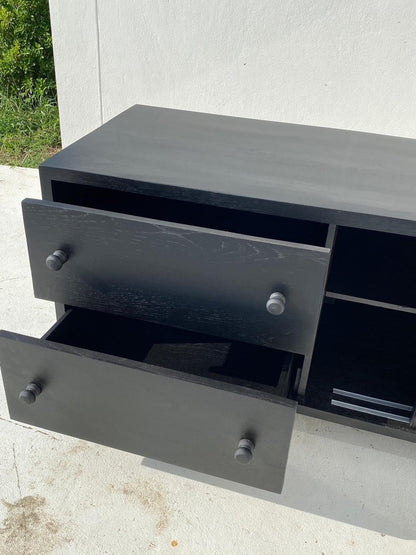 Charcoal Media Console