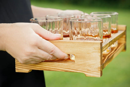 Wooden Glass Tray