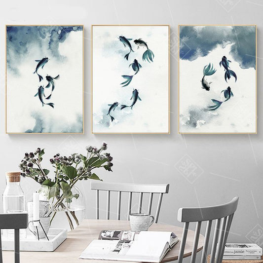 Koi FrameArt | Set of 3