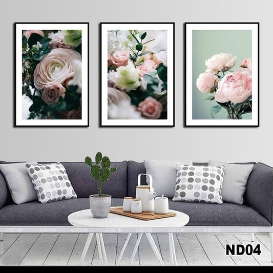 Roses II FrameArt | Set of 3