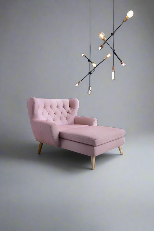 Vivi Relaxing Chair in Velvet Fabric