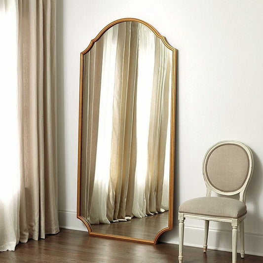 Priscilla full-length Ash wood wall mirror 65 by 30 inches for modern and elegant interiors.