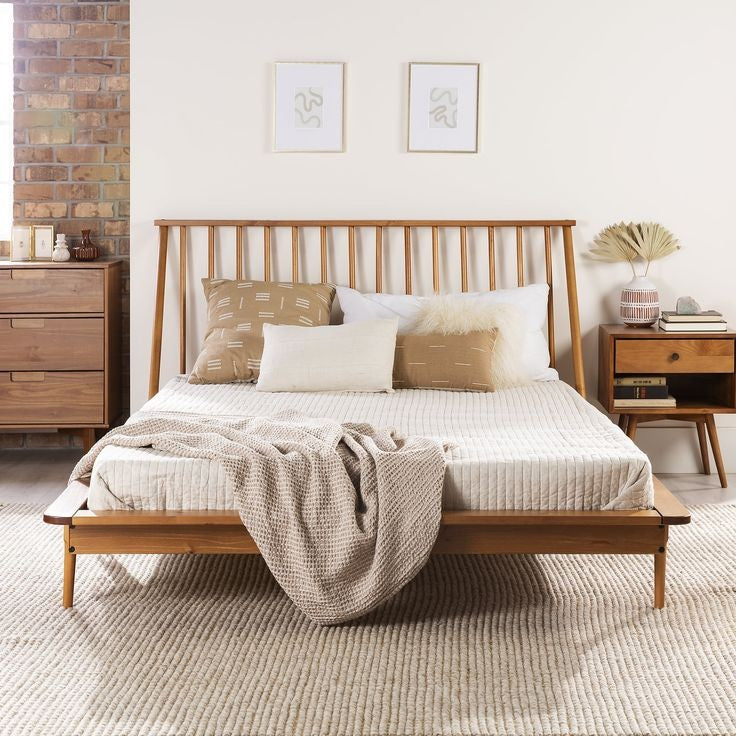 Heloise Solid Wood Bed