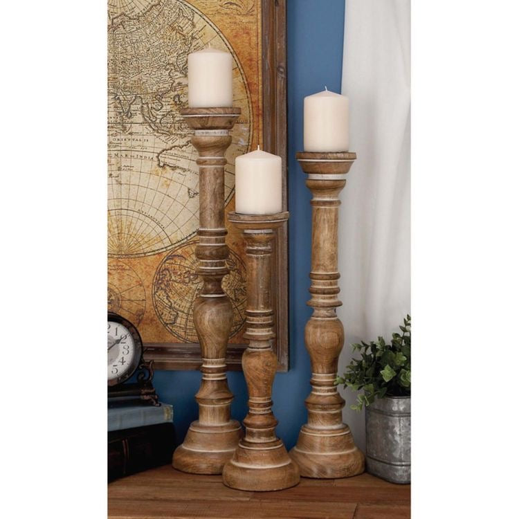 Sapphire Candle Pillars